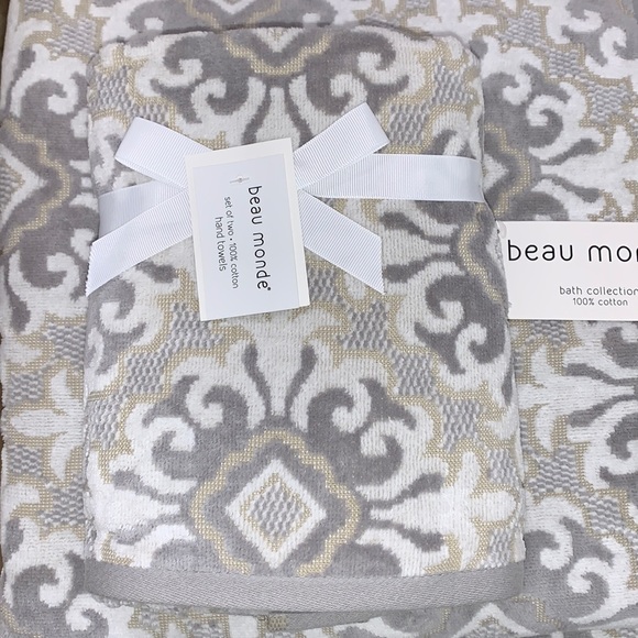 beau monde Bath Beau Monde Towel Set Bath Hand Fingertip 6piece
